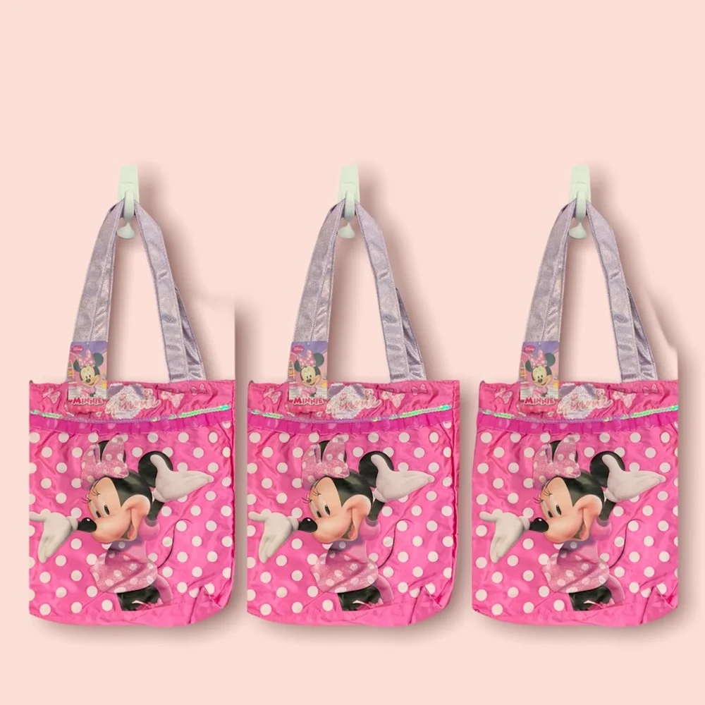 Disney Minnie Mouse Satin Bags Bundle of 3